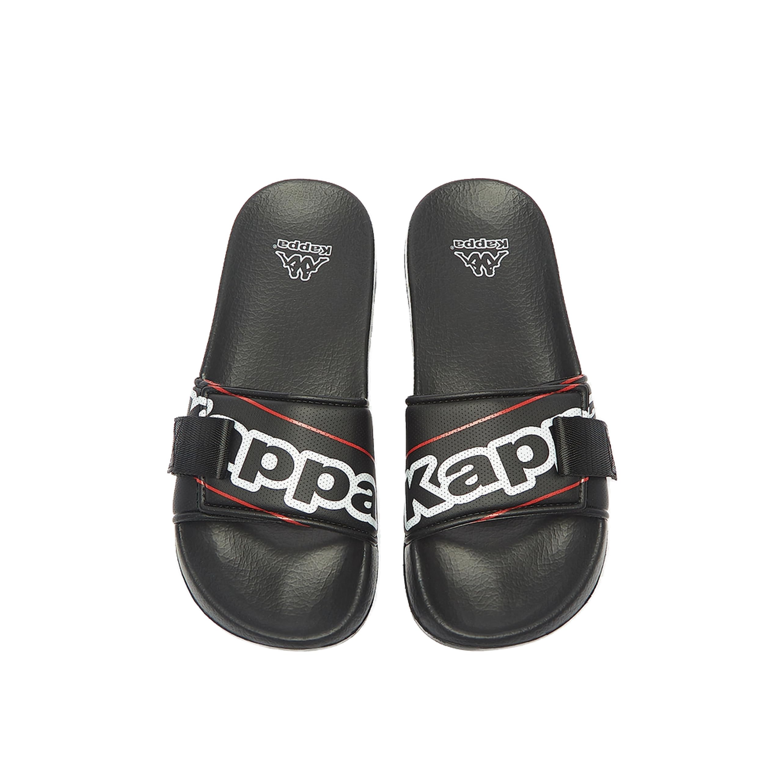 Kappamens 240254 Logo Print Slip On Slide Slippers Black 40
