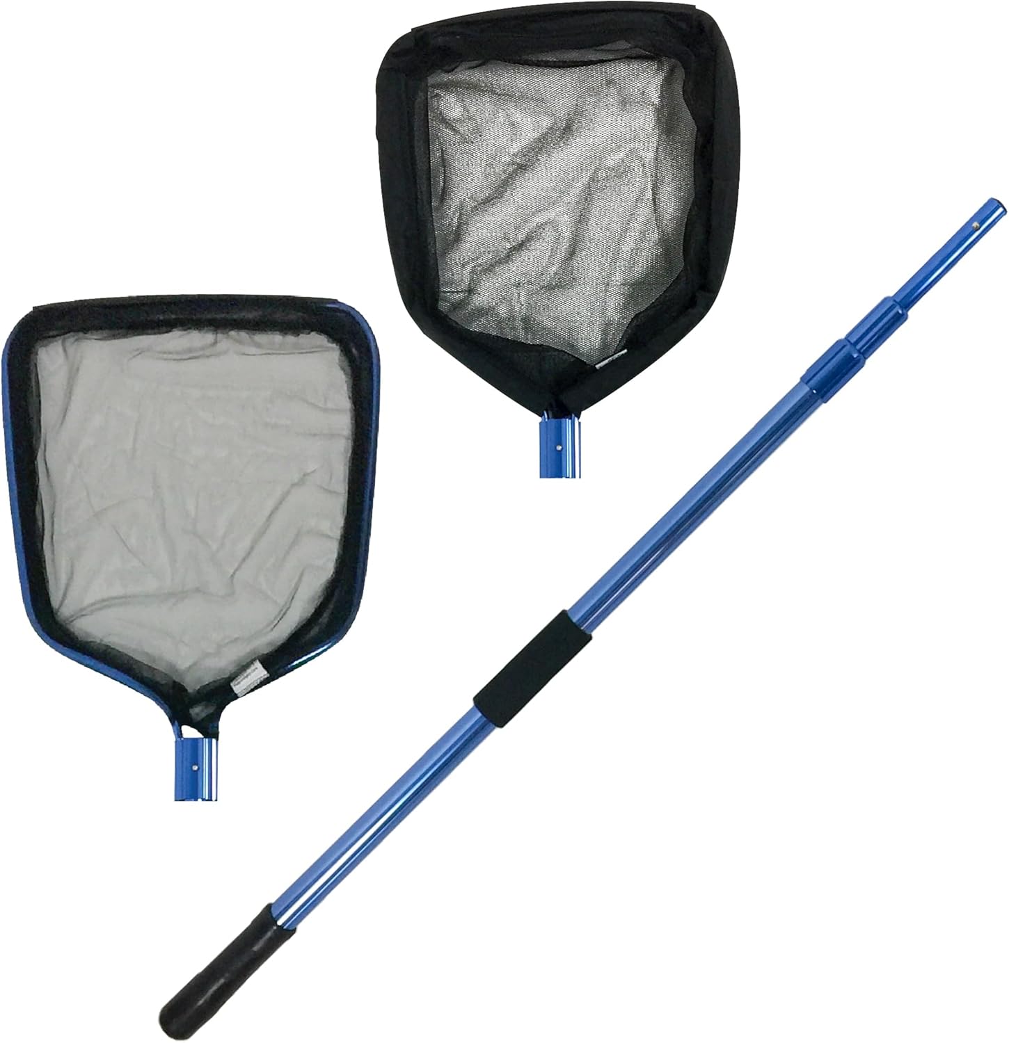 The Pond Guy Heavy Duty Telescopic Fish & Utility Net Combo, Adjustable Aluminum Pole & Mesh Netting, Water Garden Maintenance & Fishing Equipment