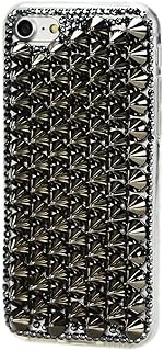 STENES Google Pixel 2 XL Case - 3D Handmade Luxury Series Crystal Punk Rivet Design Sparkle Rhinestone Cover Bling Case For Google Pixel 2 XL Retro Bowknot Dust Plug - Black