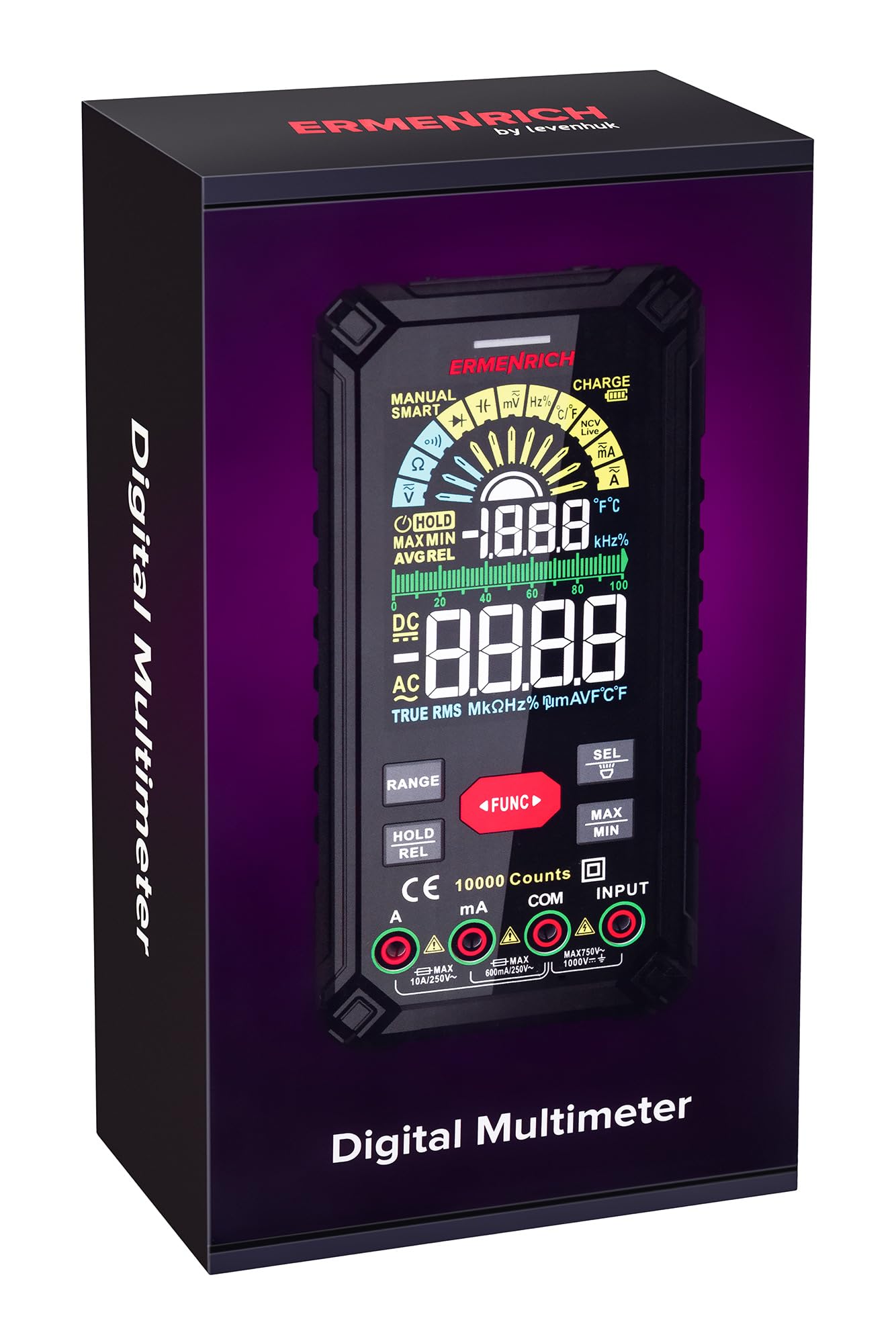 Zing TC40 Multimetr Cyfrowy Tester Ładowalny Smart TRMS