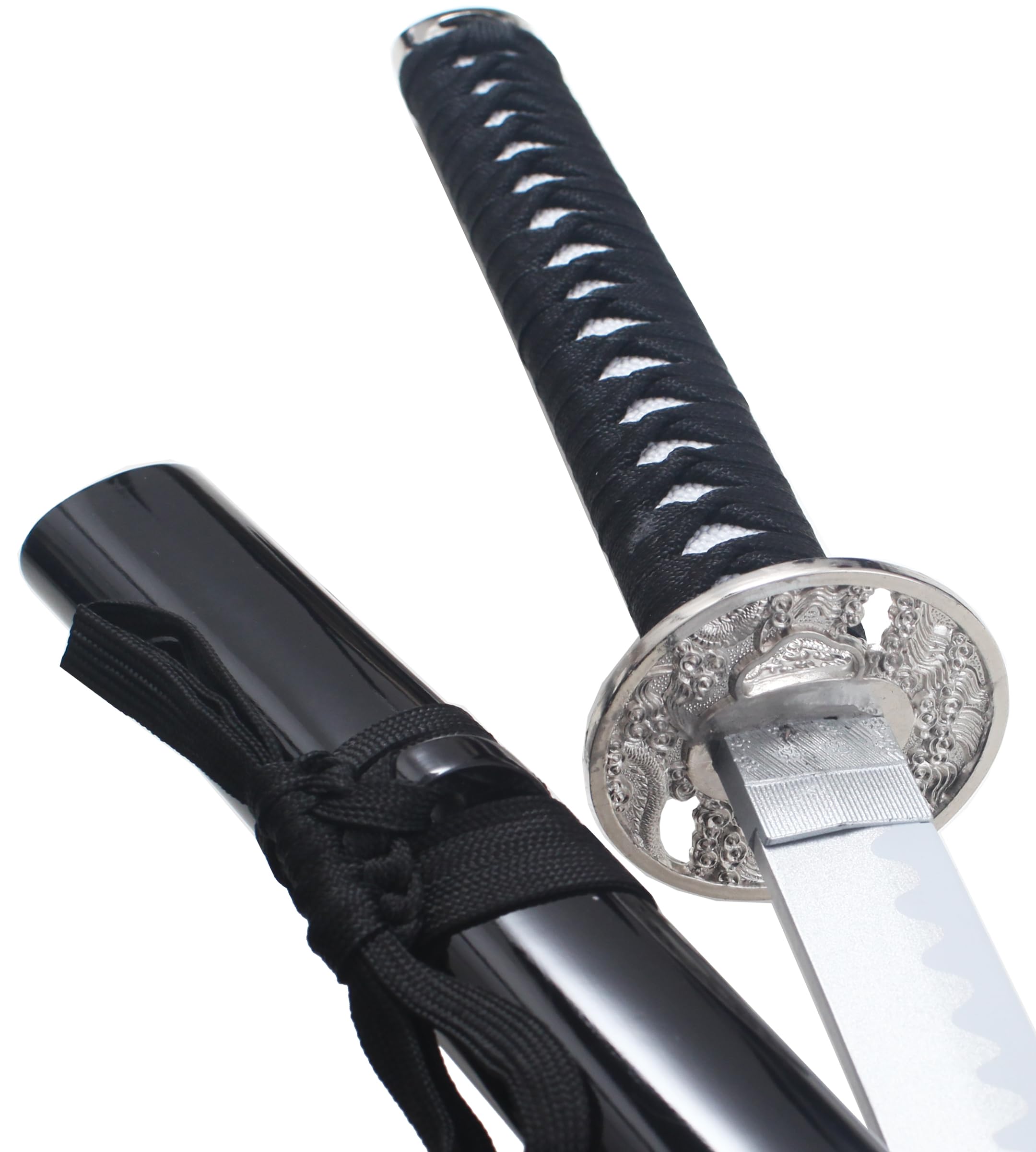 Katana en Bois Lame en Bois Katana Dragon Epee Sabre Decoration Replique Katana Japonais Sabre Samourai
