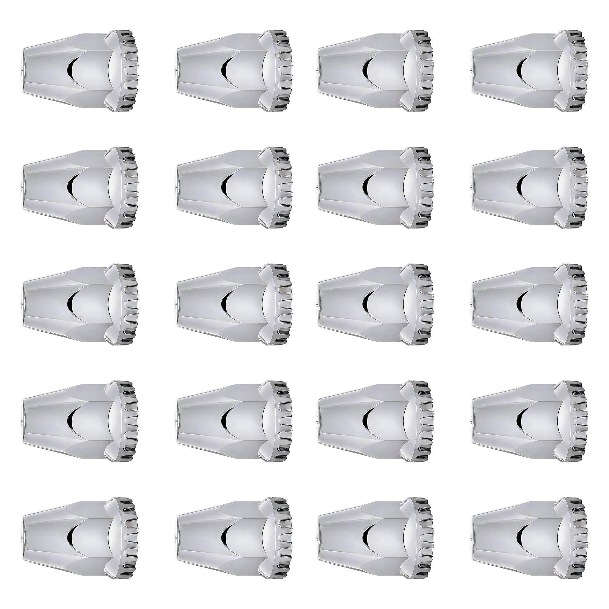 JAMIEKA Truck Lug Nut Covers Thread-on Lug Nut Cap Flat Top Auto Hubs Screw Cover Rustproof Durability Wheel Accessories