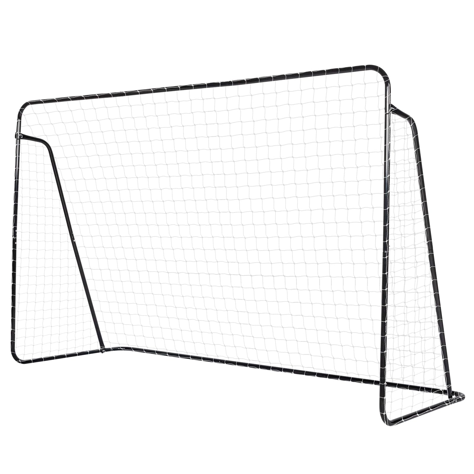 LALAHO But de Foot Cage de Foot pour Enfants 240x150x90 cm Cadre Robuste en Acier Galvanisé