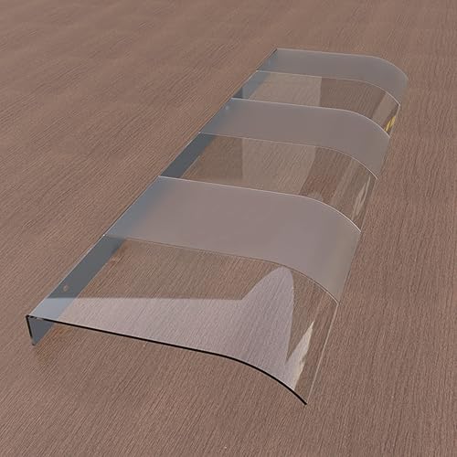 Miniatura 7 de Toldo para puerta delantera, protección contra rayos UV, nieve, luz solar, para puerta de patio al aire libre, cubierta moderna de policarbonato,