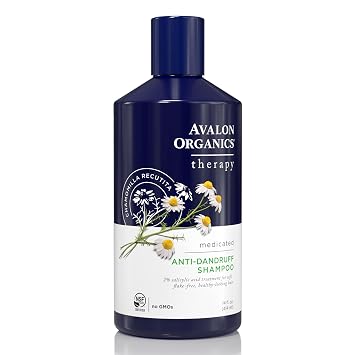 Avalon Organics Therapy Medicated Anti-Dandruff Shampoo for Soft, Flake-Free Hair, 14 Fluid Ounces