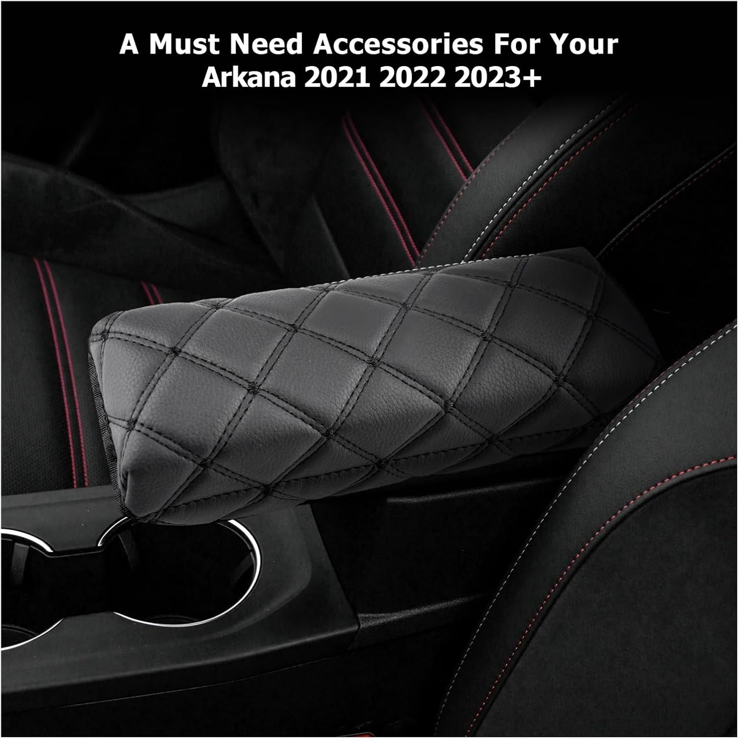 Car Armrest Box Cover Compatible with Renault Arkana 2021 2022 2023 Central Control Container Pad Auto Interior Arkana Accessories