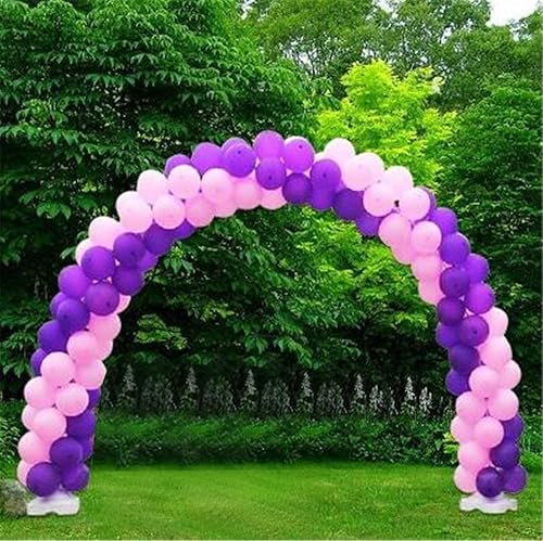 Miniatura 4 de JC HUMMINGBIRD Juego de globos grandes de arco y columna (bebé, baby shower, boda, graduación) (arco y columna de plástico)