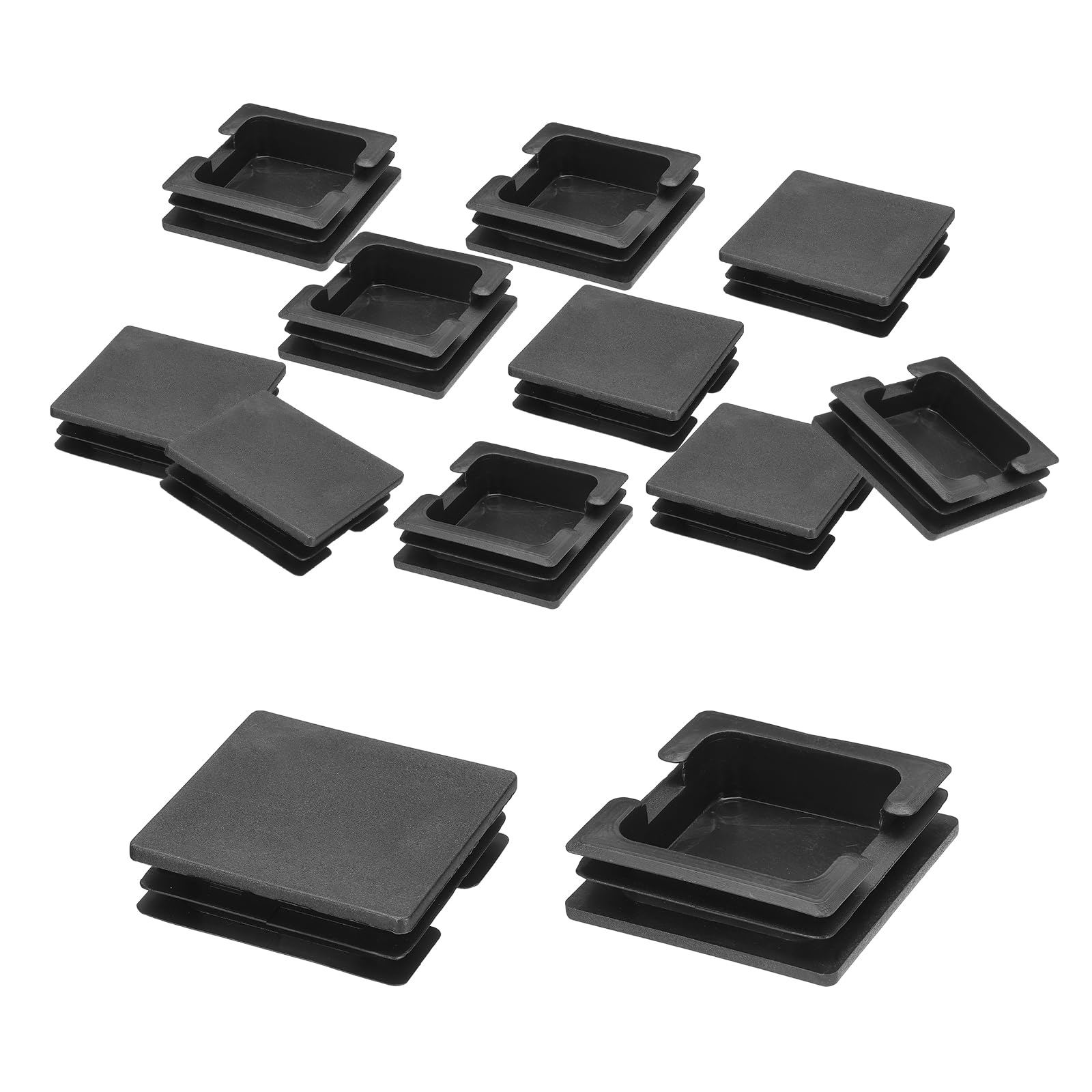 PATIKIL Lot De 30 Embouts De Tube En Plastique De 2,2 Cm, Inserts à Trou Rond Pour Pieds De Chaise, Table, étagères, Meubles De Terrasse, Noir