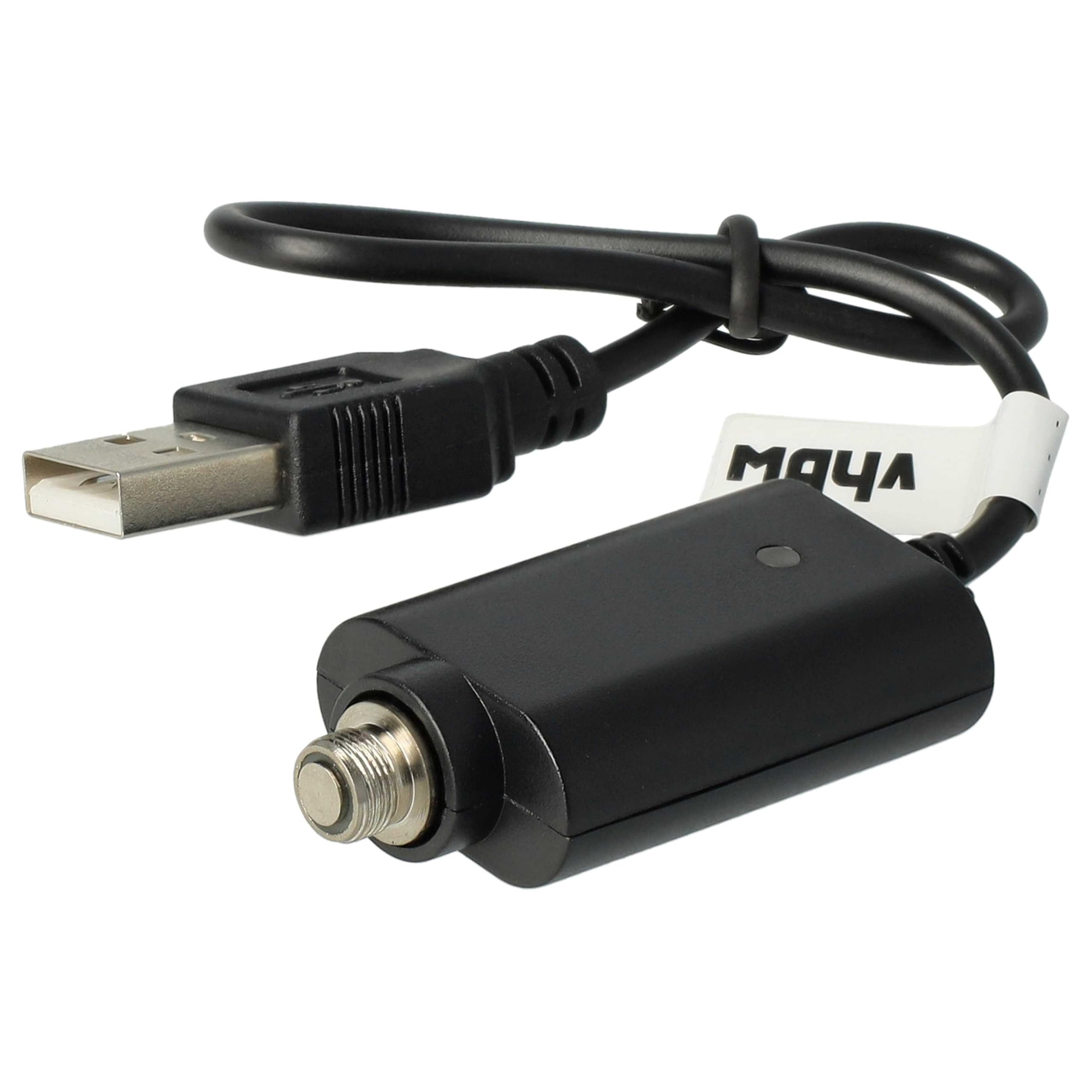vhbw USB Ladegerät kompatibel mit diversen E-Zigaretten, E-Shisha Geräten  mit Schraubverschluss