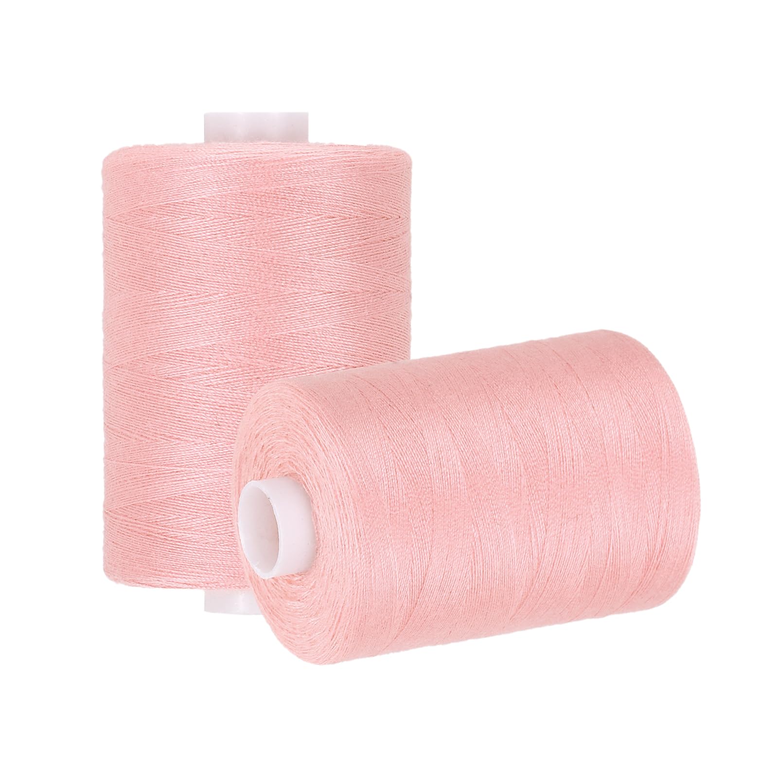 sourcing map 2 Spool Sewing Thread, Pink #1819 1000 Yards/Spool — image 1