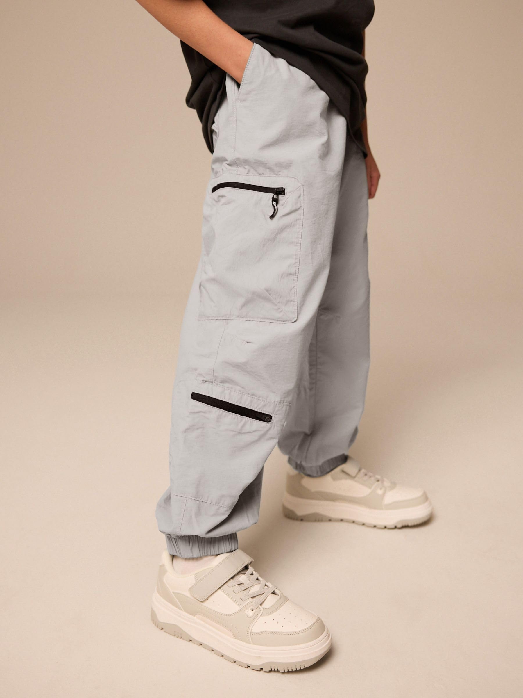 NEXT Ragazzo Pantaloni Cargo con Tasche con Zip
