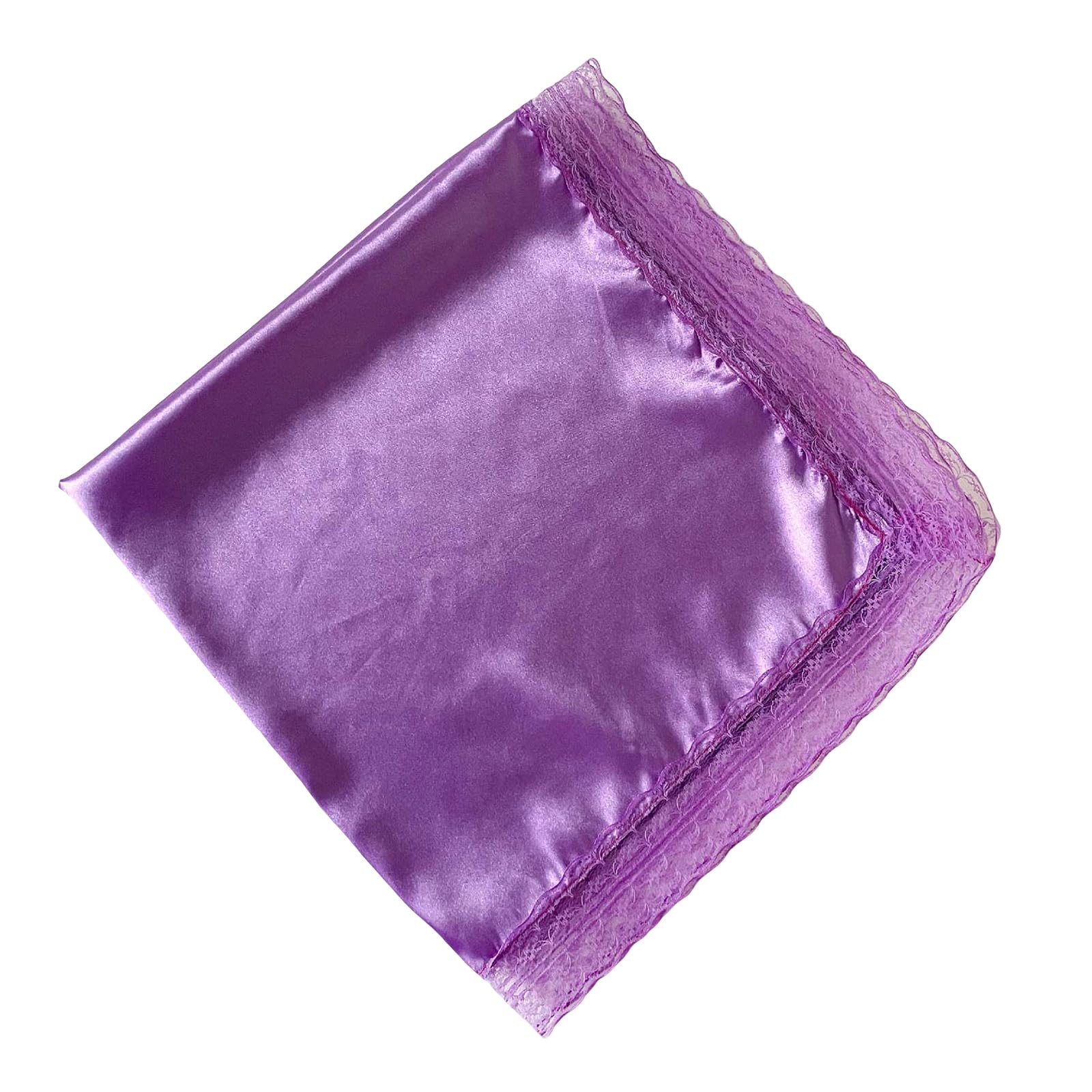 Sisyeuo Satins Square Scarf Vibranting Color Smooth Sturdy Washable Everyday Carry Multipurpose Satins Face Cloth