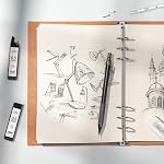Four Candies 4PCS Ensemble de crayons métalliques mécaniques avec boîtier, 0.5mm & 0.7 mm Crayon artistique avec 8 Tubes (480PCS) HB Recharges au plomb, 3 Des effacements,9 Recharges d'effacement pour la rédaction, le dessin, le noir & Série
