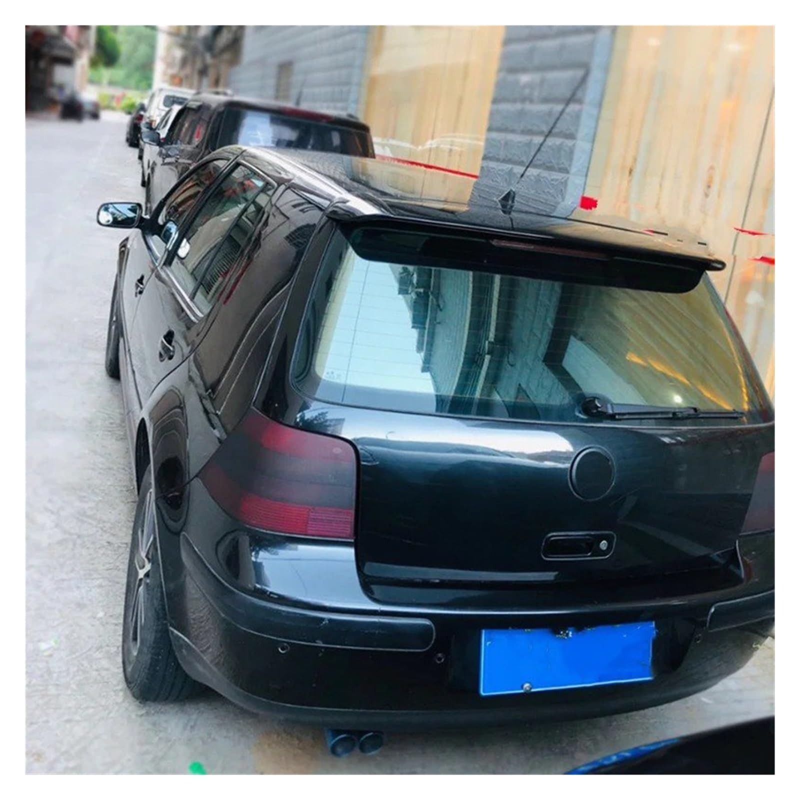 Spoiler da tetto Per VW Per GOLF 4 Sul 1998-2004 Mk4 Materiale ABS Colore Non Verniciato Posteriore Per Baule Tetto Spoiler(Unpainted)