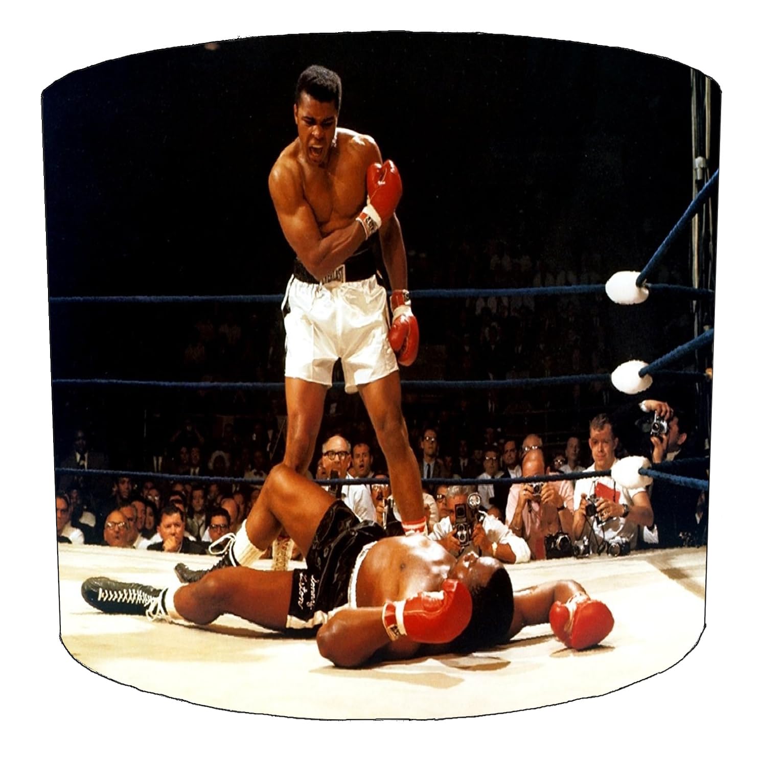 Boxing Ali Vs Liston Colour Lampshade in 3 Sizes for Ceiling Light Shades Pendant or Table Lamp