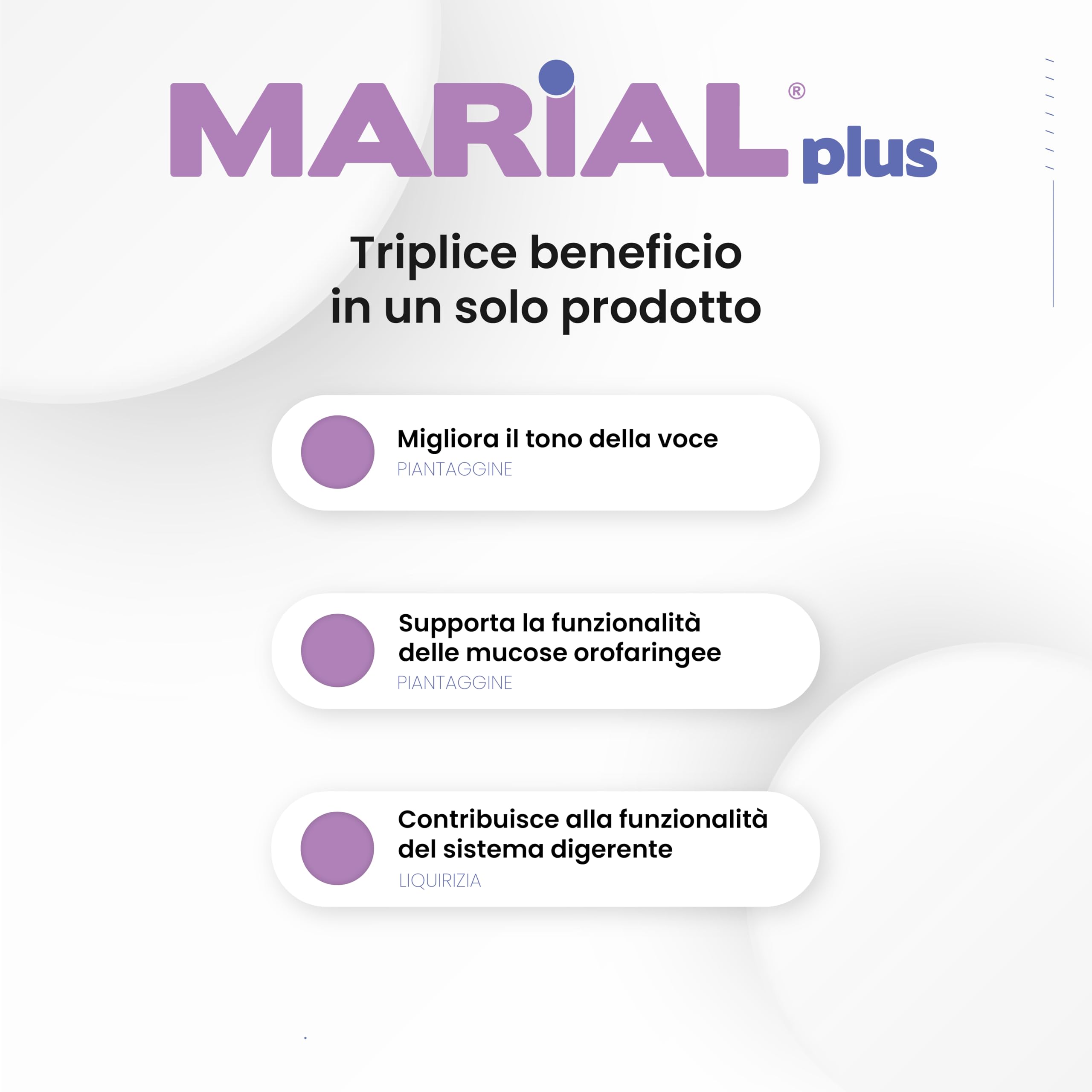 Aurora Biofarma Marial Plus - Integratore per Sistema Digerente e Tono della Voce - Azione Emolliente e Lenitiva - 20 Stick Orali Monodose