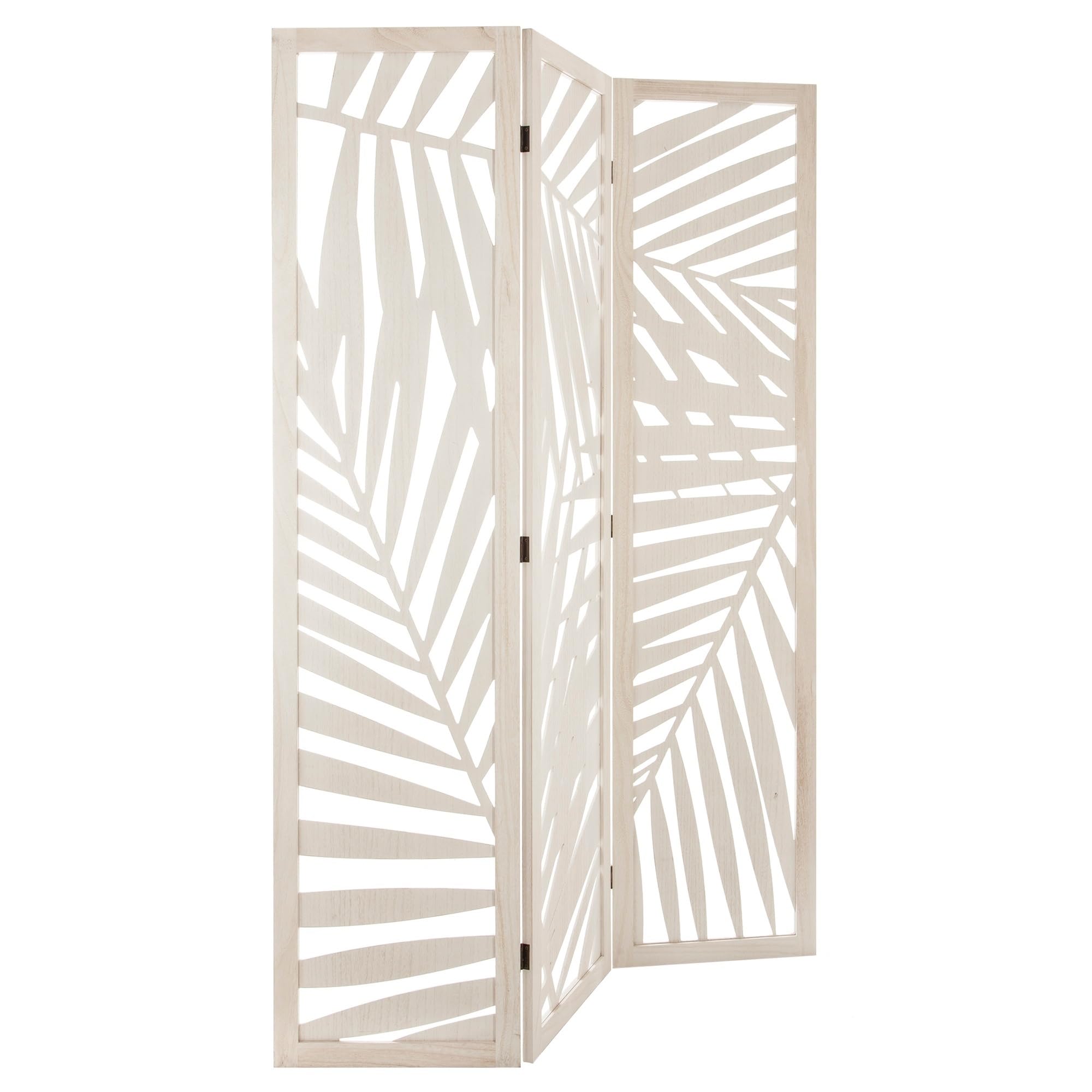 Biombo Decorativo de Madera, Moderno, 170 cm de Altura, 3 Paneles