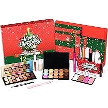 Advent Beauty Calendar, Countdown Calendar 12 Days for Girls   Makeup Kit for Collectors, Ideal for Evening Parties and Collectors
