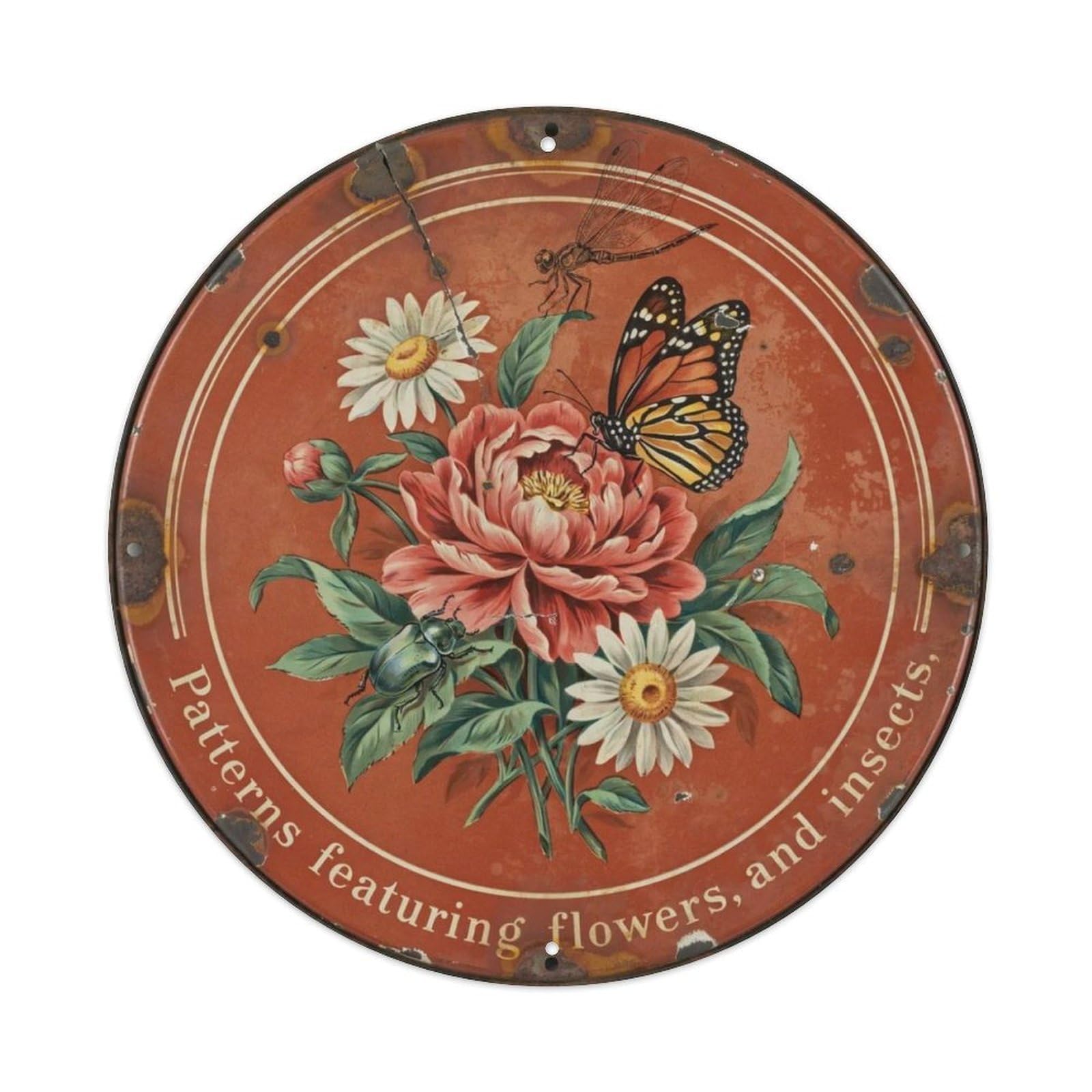 Garden-Botanical Metal Tin Sign Plaque