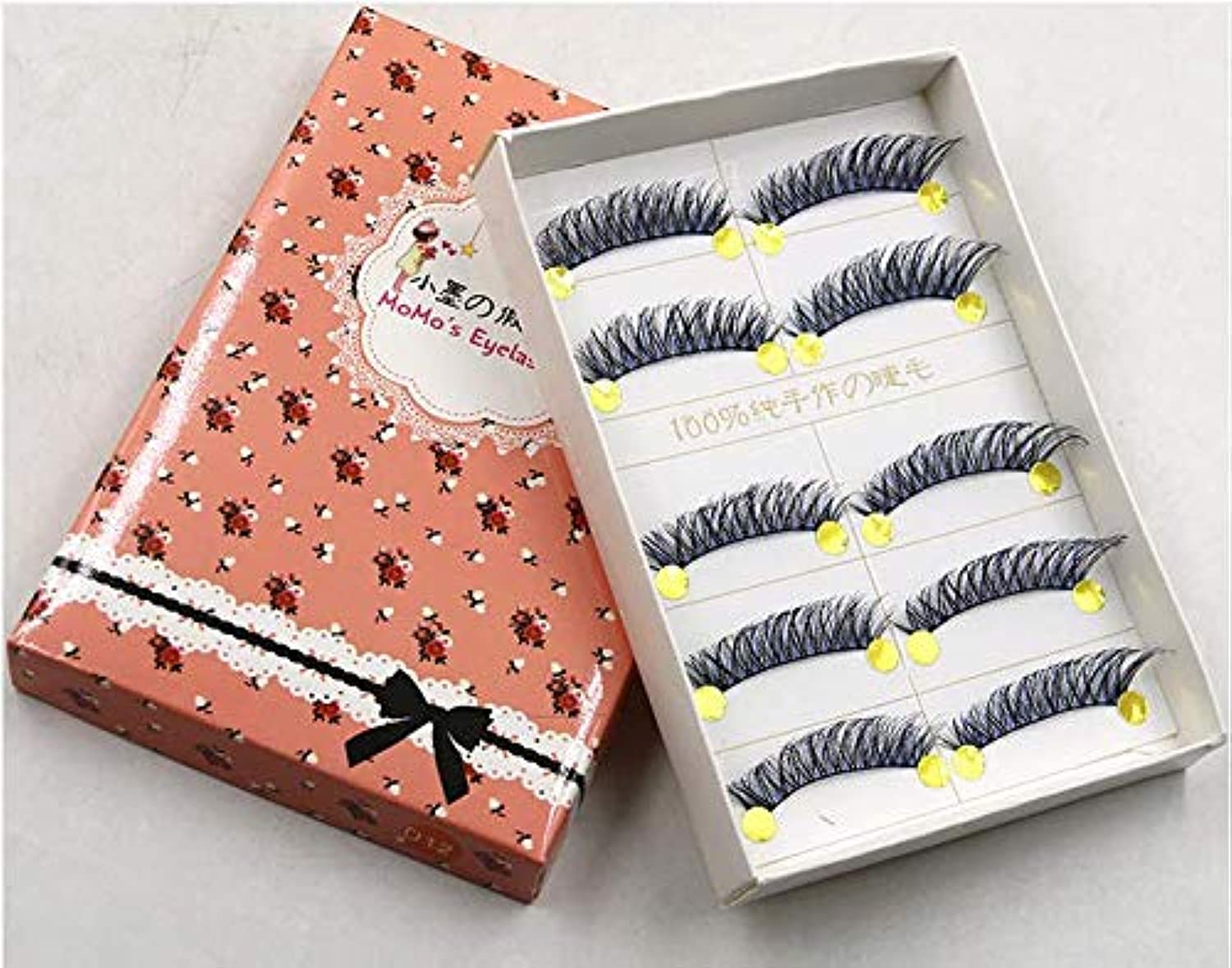Momo`s Manual False Eyelashes, Pair of 5