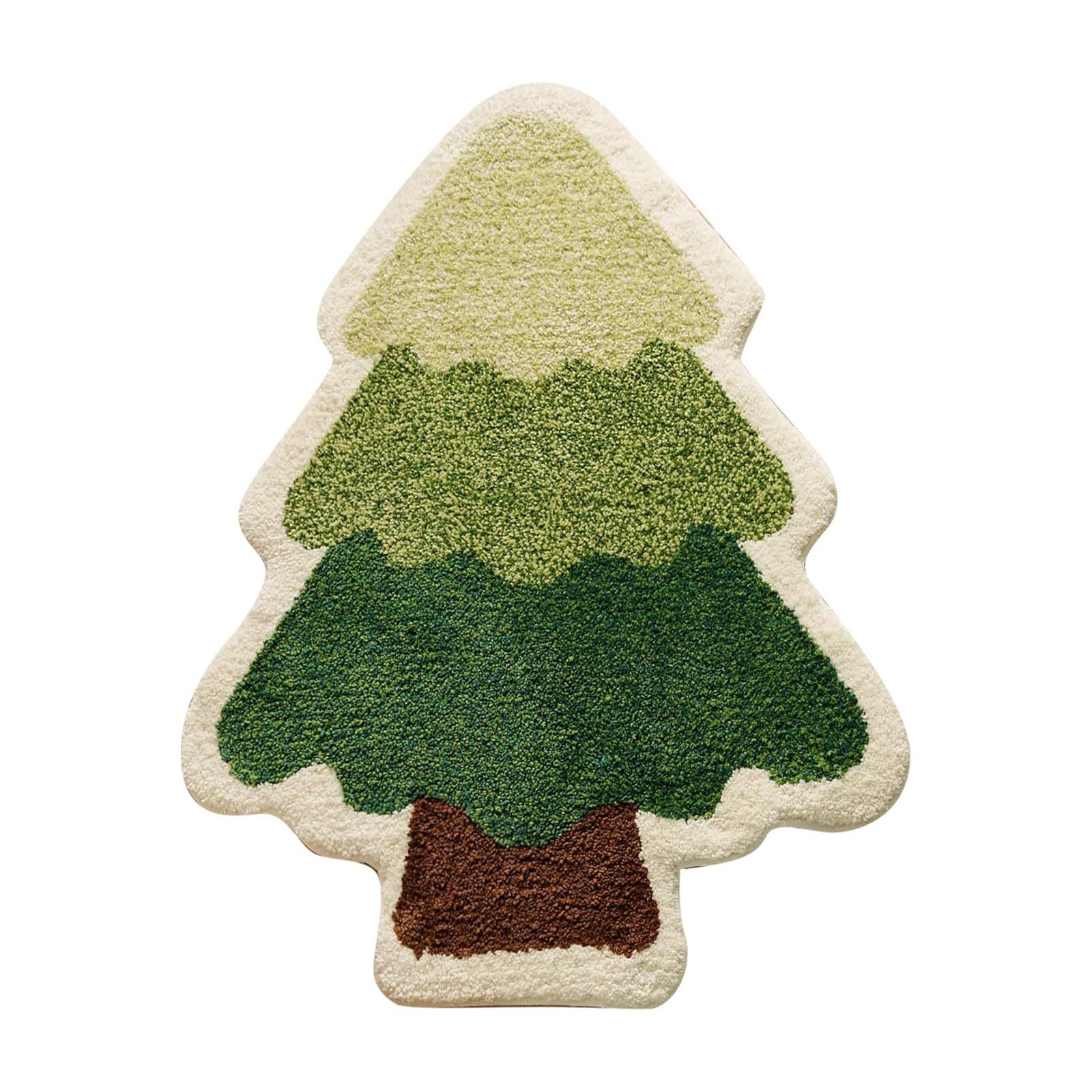 Amazon.com: Christmas Tree Bathroom Rugs Christmas Tree Rugs Non Slip ...