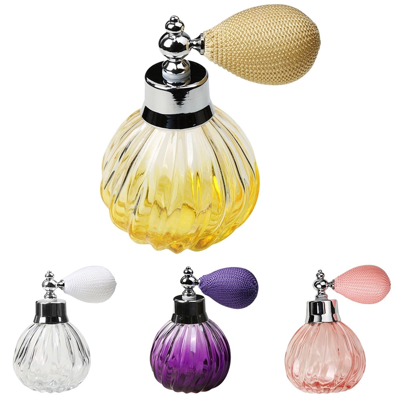 1 Stücke 100 ml Parfümflasche Leerer Zerstäuber Spray Reise Tragbarer Parfümzerstäuber Für Balkone Und Gärten(Pink)