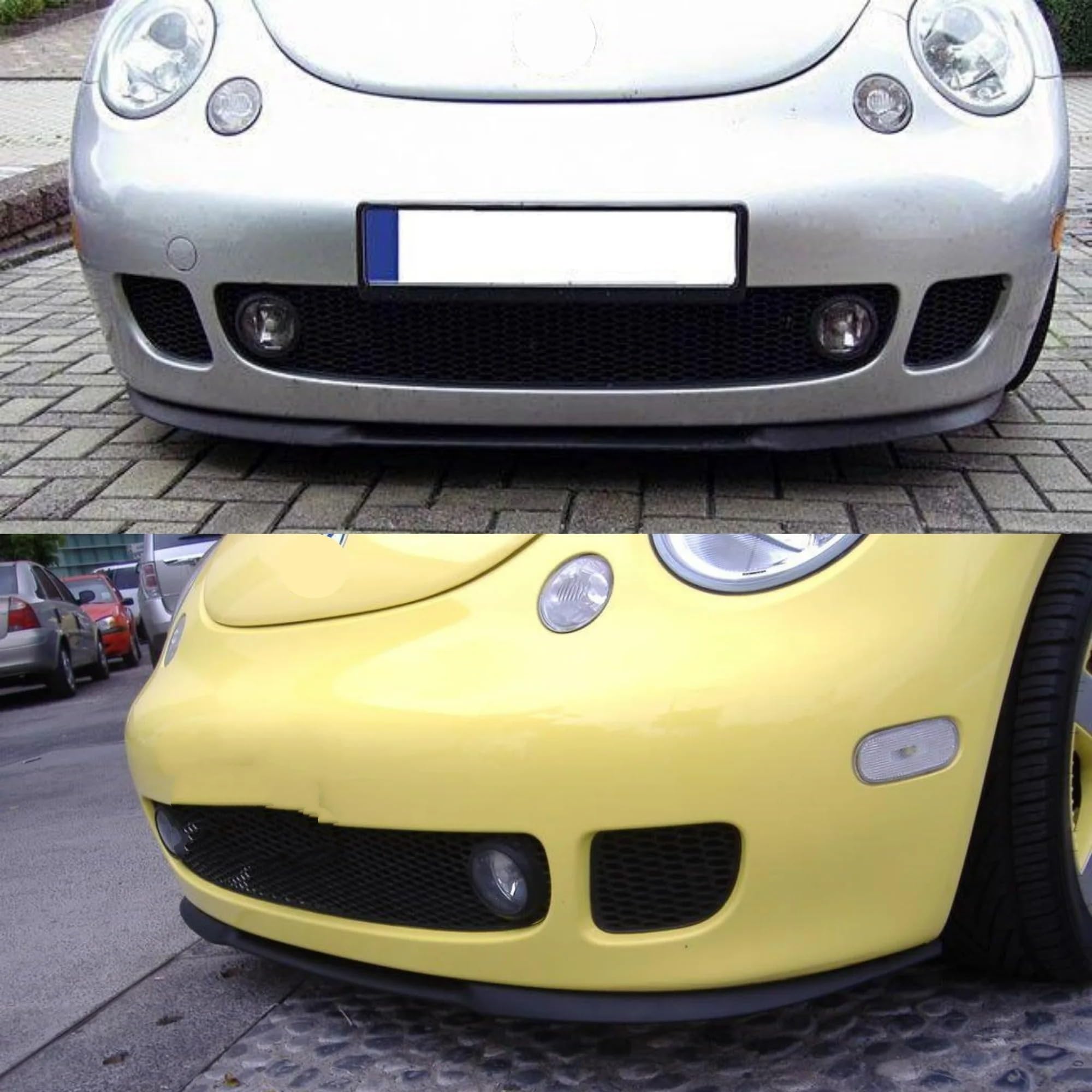 Auto Labbro Spoiler 3 Pezzi Spoiler Anteriore Paraurti Labbro Body Kit Protezione Tuning Sportivo Per VW Nuovo Per Beetle