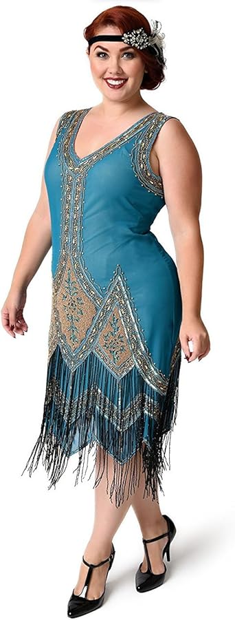 flapper dress plus size amazon