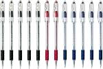 Pentel R.S.V.P. Stylo à bille, 0.7mm Point moyen, encres assorties, 12PC paquet