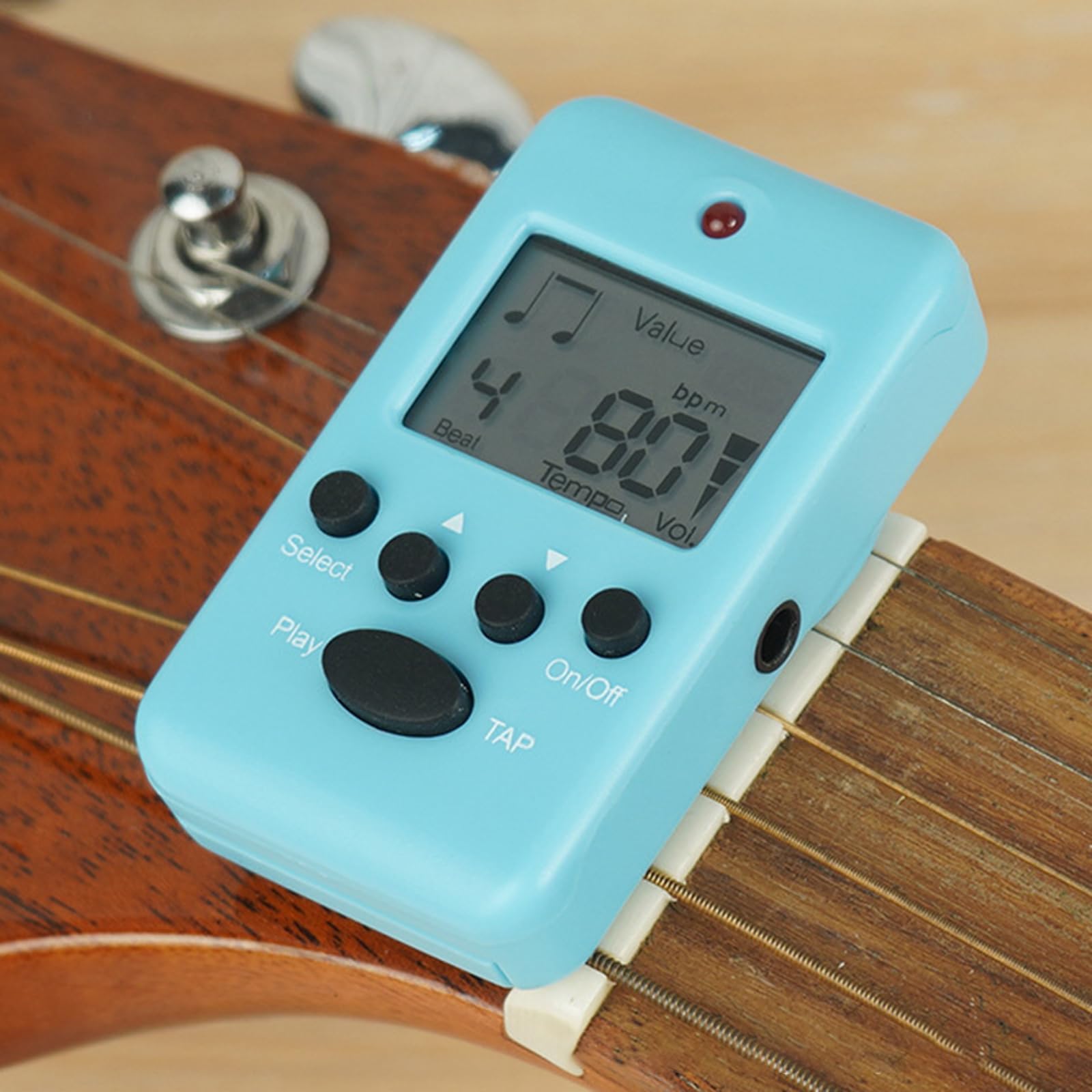 Metronomo Elettronico Digitale Portatile Con Clip, LCD Per Pianoforte E Chitarra