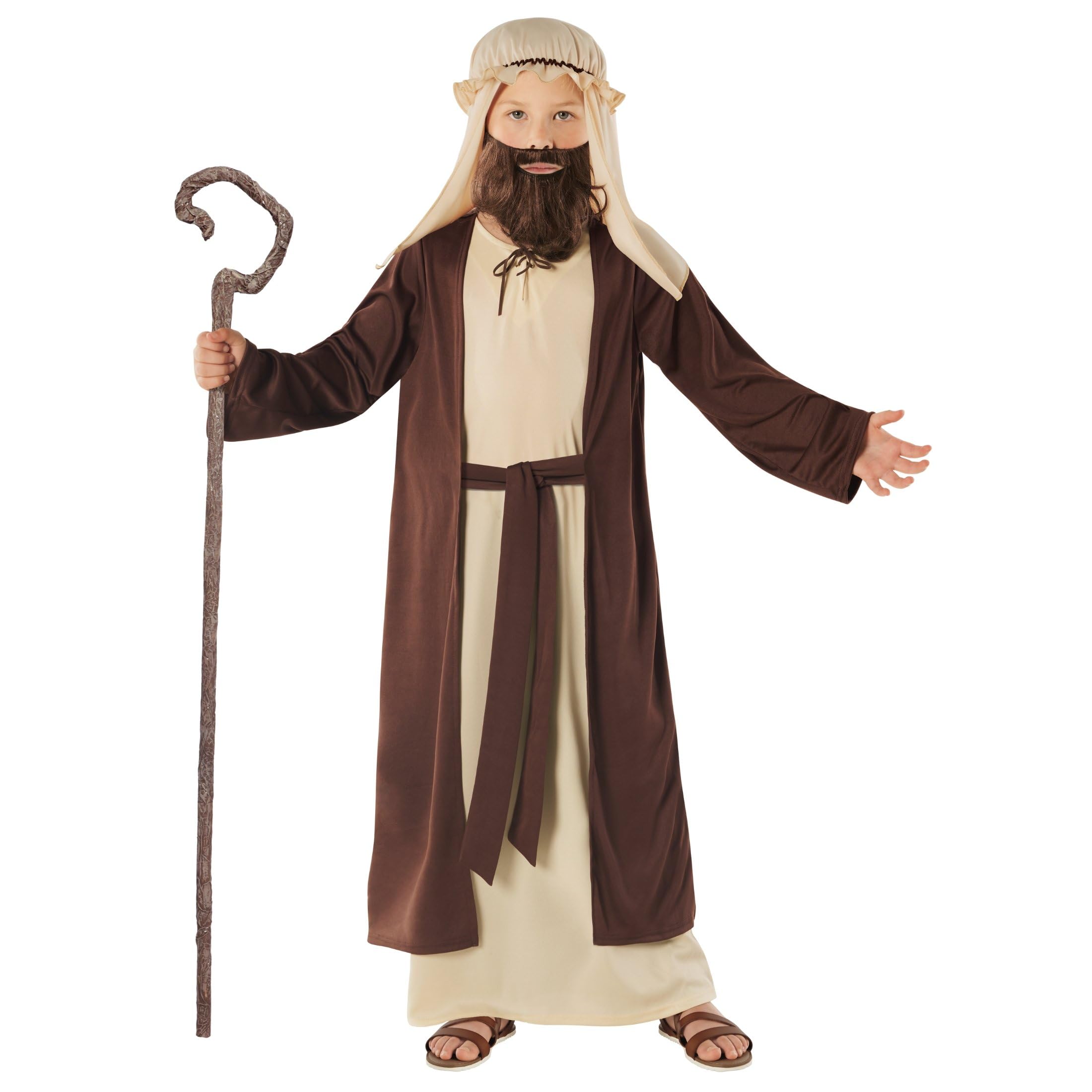 Morph Saint Joseph Costume For Kids, Biblical Costume For Boys, Bible Dress Up Outfit, Religious Role Play