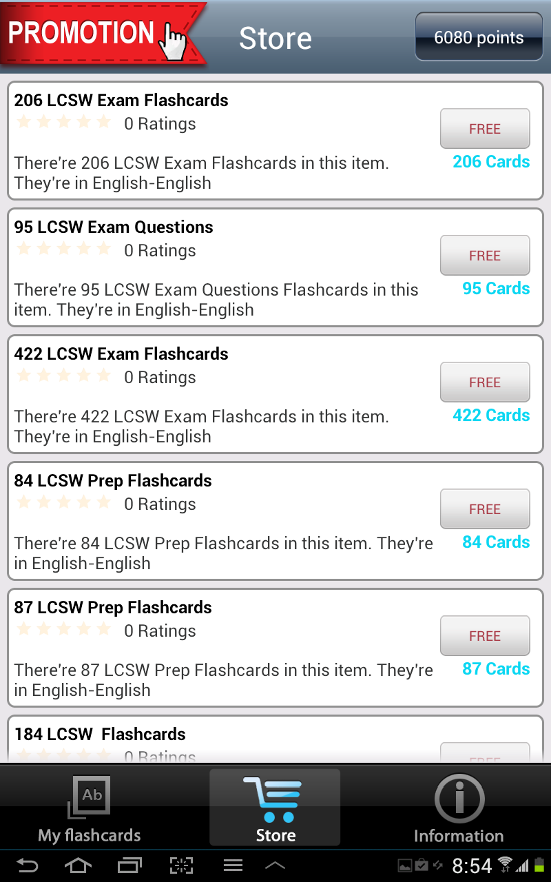 New LCSW Flashcards App on Amazon Appstore