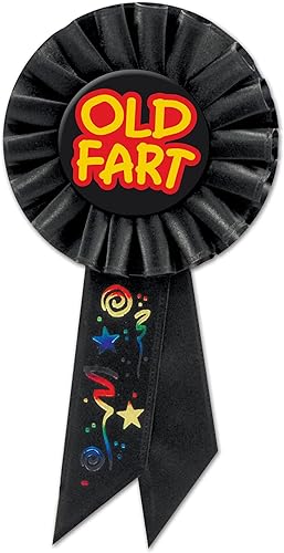 Beistle RS181 Rosette Old Fart 8,9 x 16,5 cm