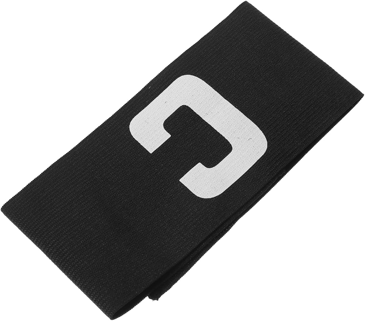 Football Soccer Captain Armband Elastic Soccer Captain Armband Adjustable Bands Captain Armband for Adult Youth Black