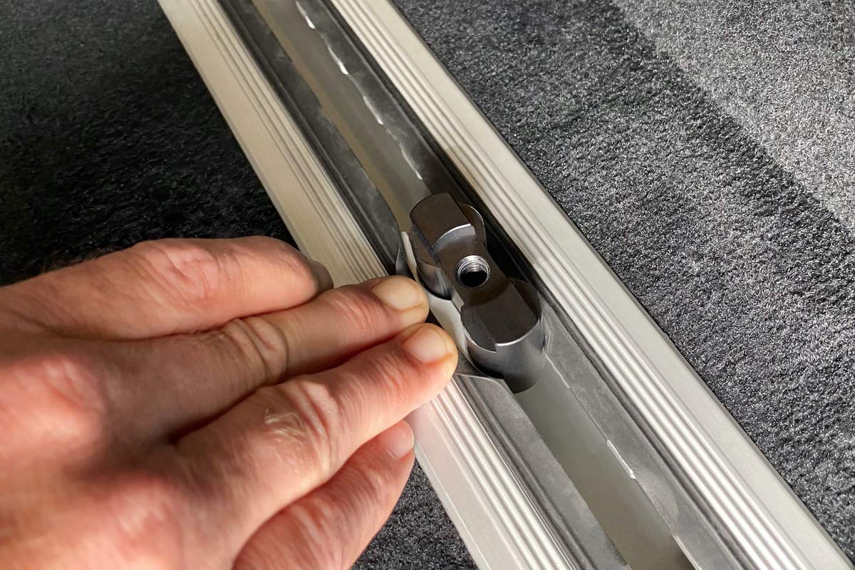 Nutenstein | Fitting M8 Gewinde 1000 daN für Airlineschienen