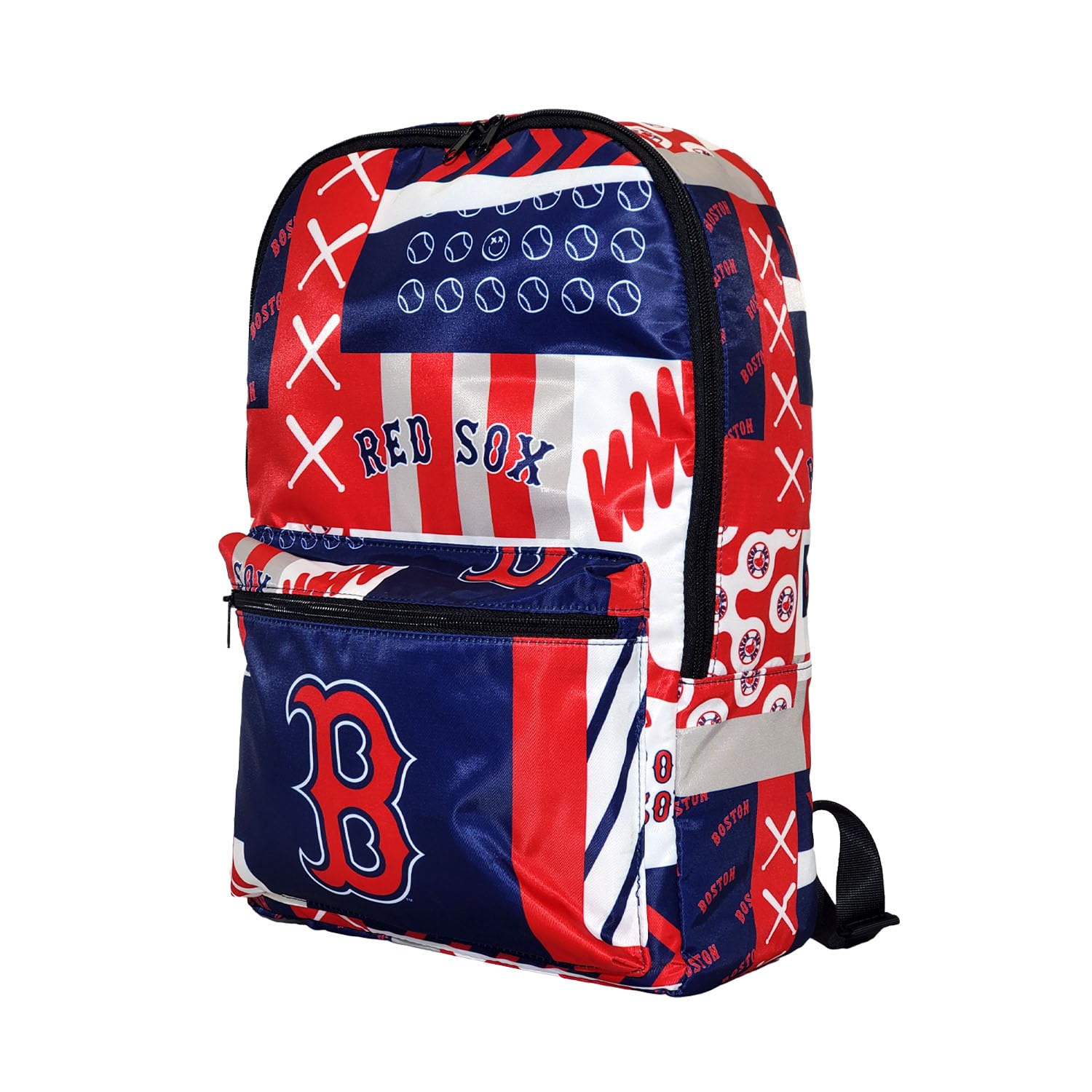 Pro Specialties GroupBoston Red Sox Full Size Backpack, Licensed Gift Merch for Red Sox Fans TM1883 (Street Series Adult Bags) Boston Merchandise for Women