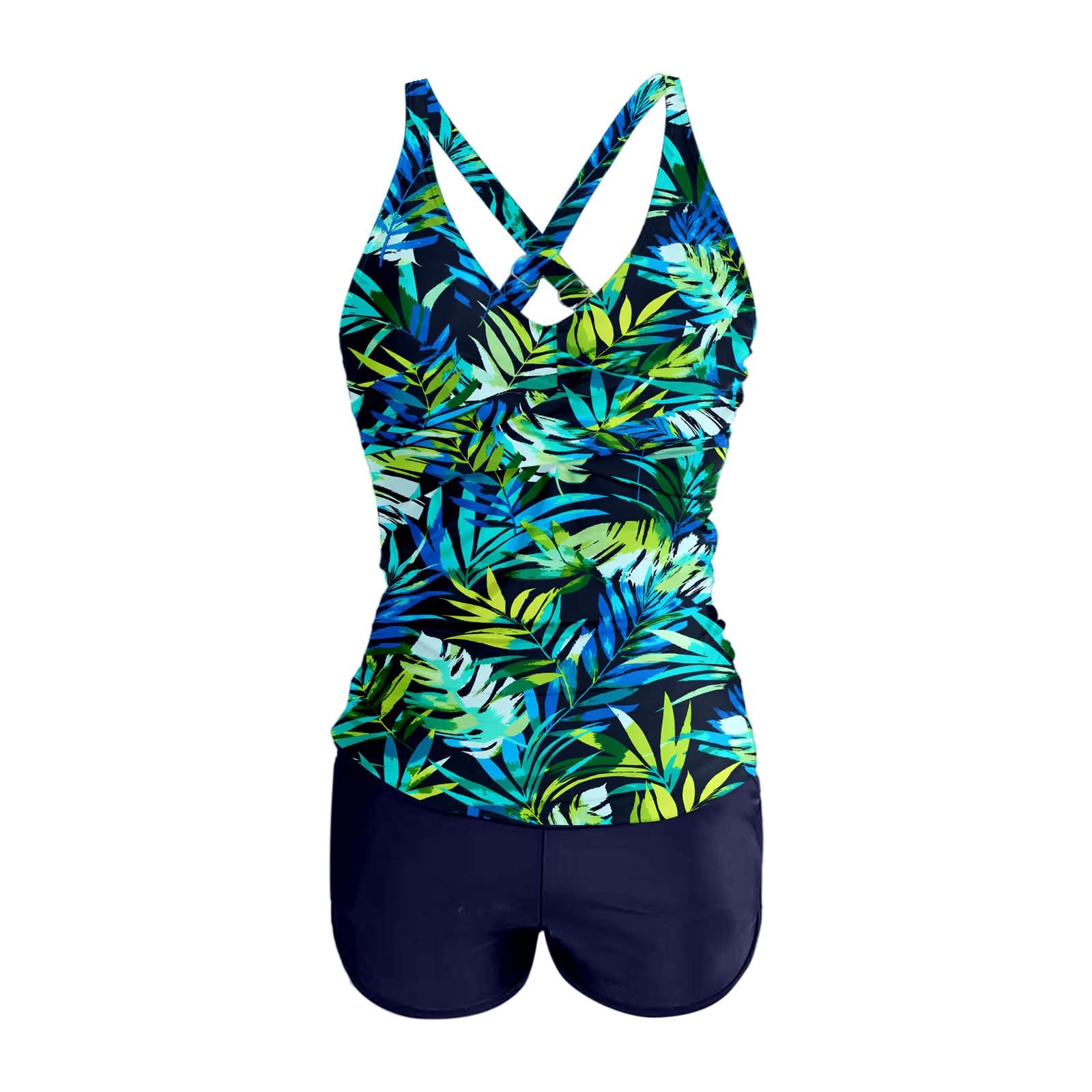 Bikini Tankini con Gonna, Due Pezzi, Completo Moda per Spiaggia e Piscina, Elegante e Pratico.
