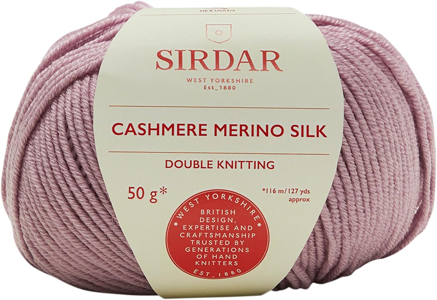Sirdar Cashmere Merino Silk DK Double Knitting, Lilac Blossom (410), 50g