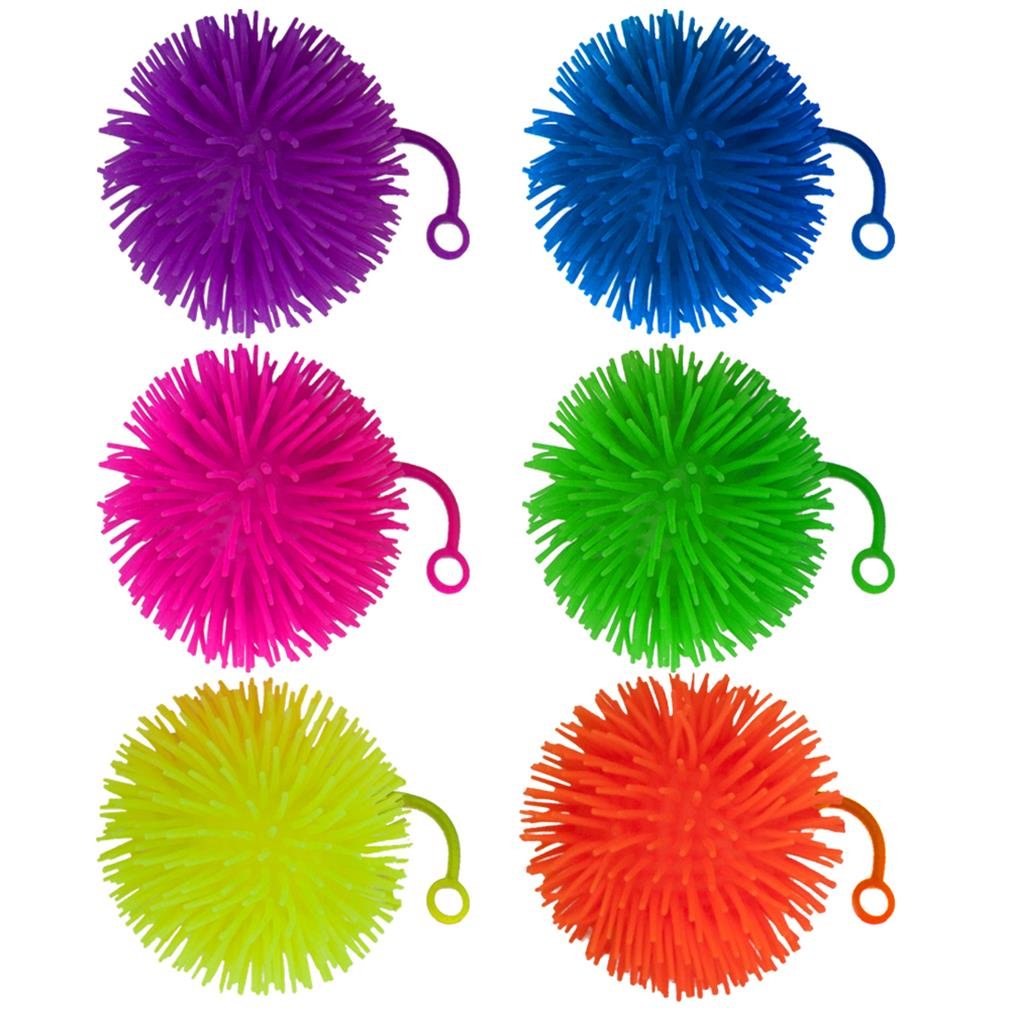 Set of 6 Jumbo 5" Light Up Puffer Ball Yo-Yos by Pudgy Pedros Party Supplies