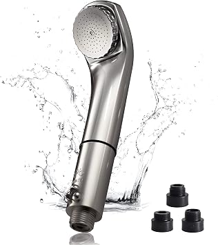 Pure Bull II Shower Head Microbubble Made in Japan Light Head Gentle on Sensitive Skin Shower Head Genuine TITANIUM BLACK