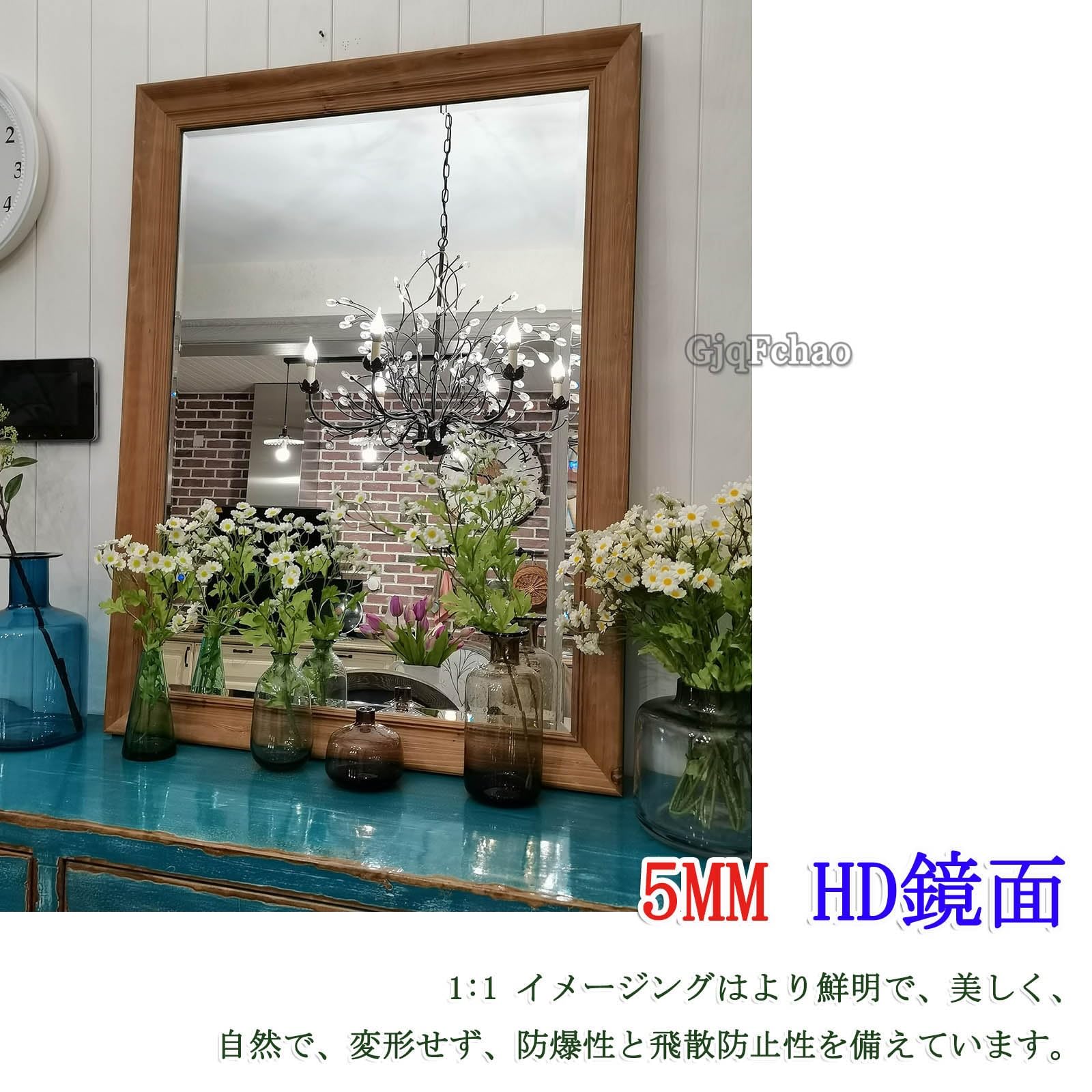 Amazon.co.jp: 鏡 ミラー 壁掛け鏡 ウォールミラー Mirror おしゃれ