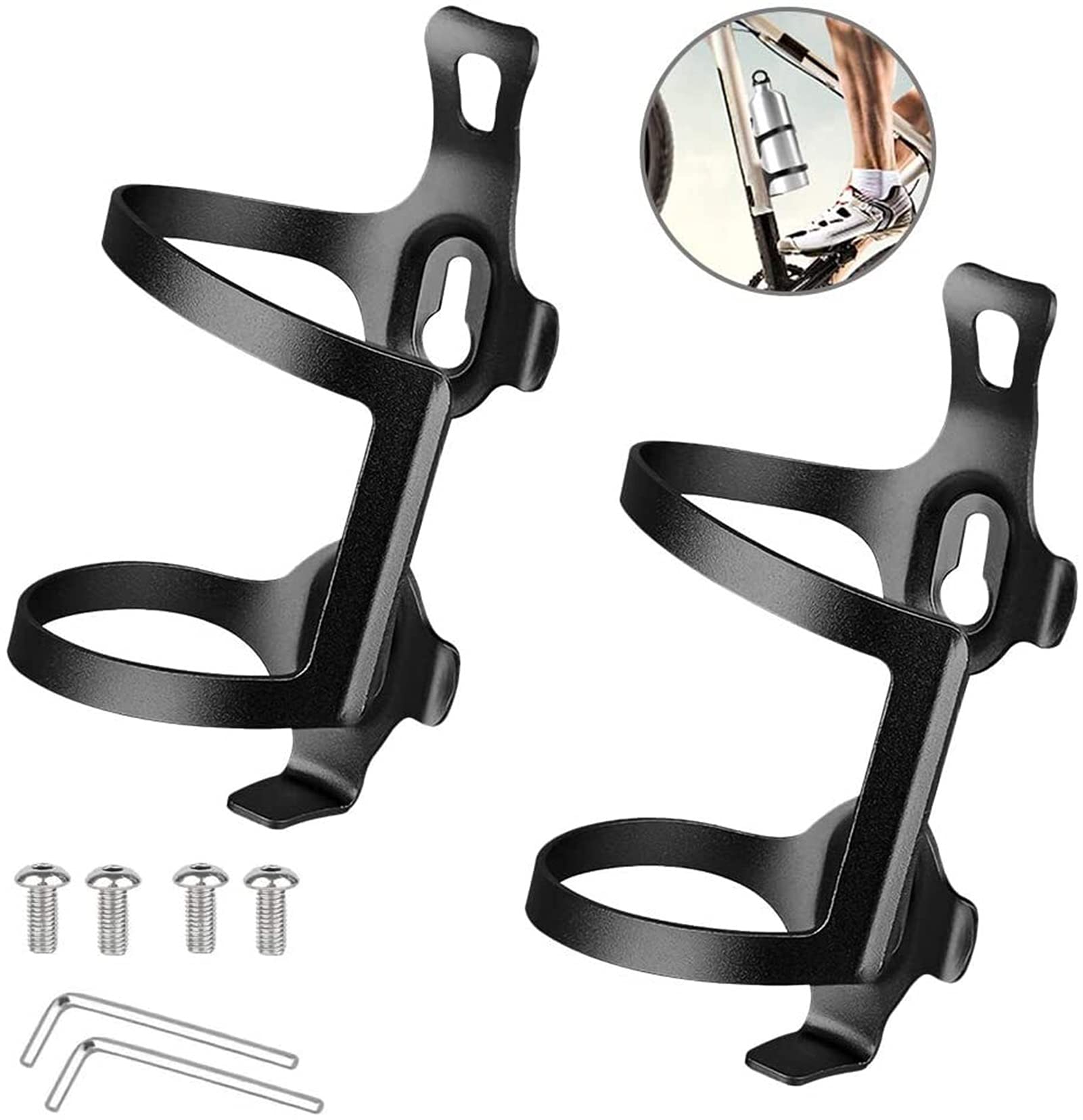 Porte-gobelet à vélo SSDD en aluminium pour fixer fermement votre bidon VTT