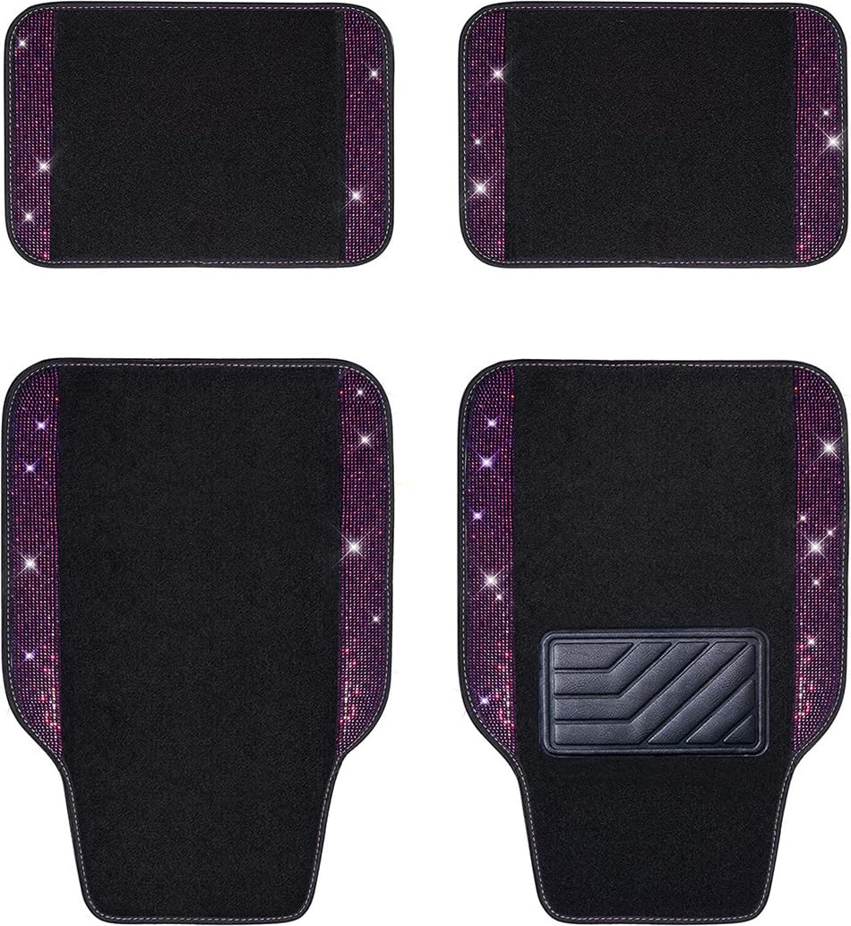 Tapis de sol voiture violet antidérapant résistant à l'eau pour VUS et auto - 5