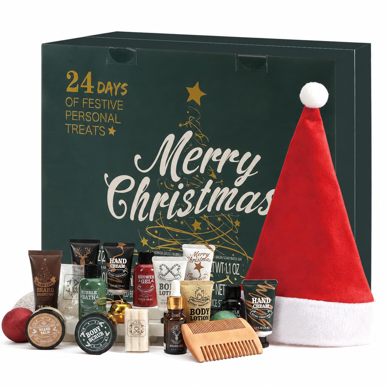 Rinse&Robust Mens Gifts for Christmas 24pc Advent Calendar 2026