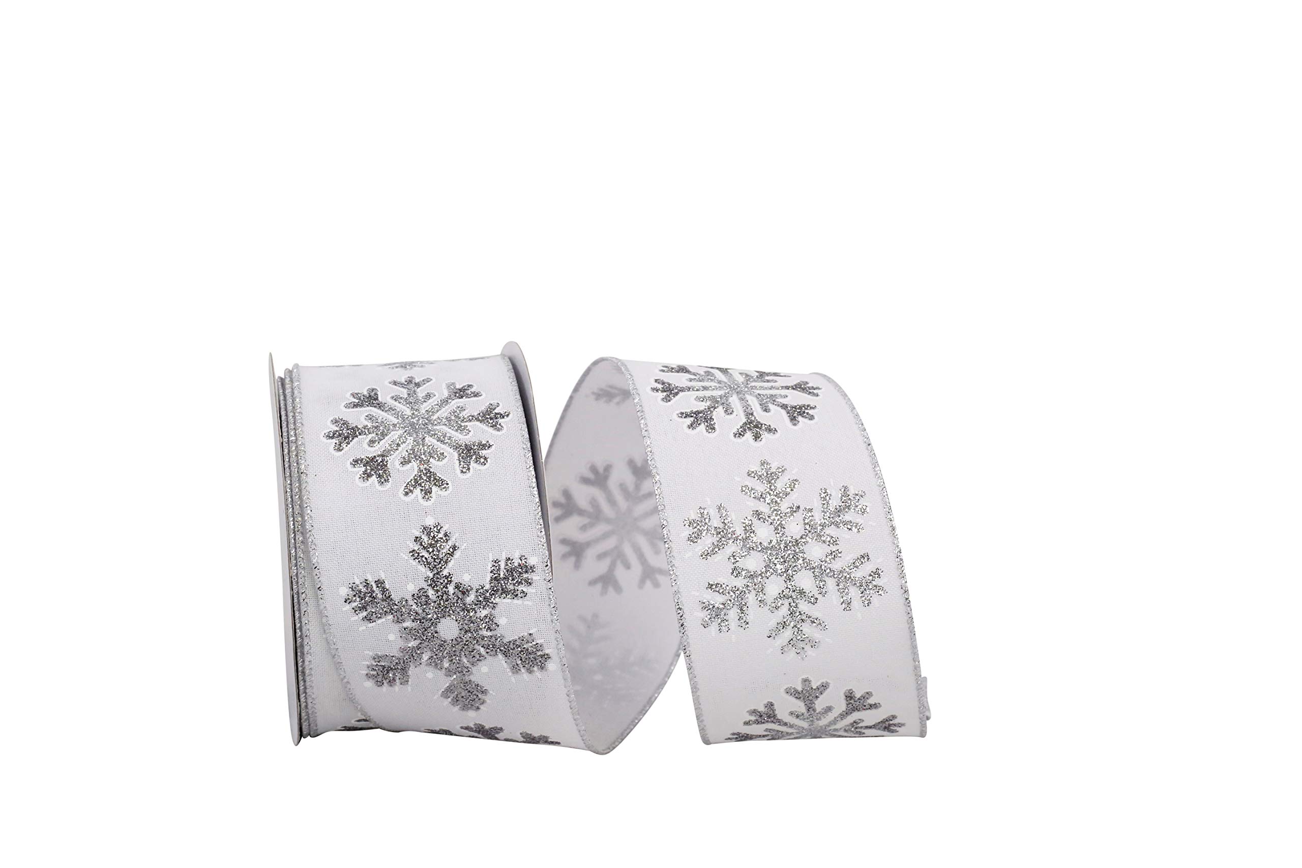 Ruban à paillettes Reliant Ribbon rigide en lin blanc pour réussir vos nœuds volumineux