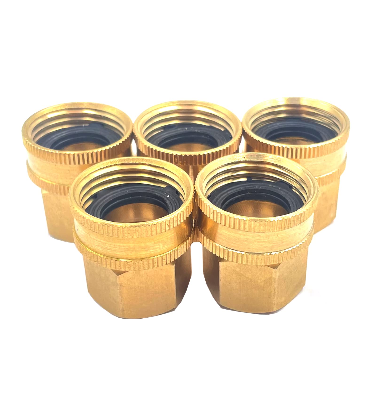 Adattatore Idraulico Giardino Adattatori Tubo Giardino Adattatore Tubo Giardino YOUHO - Doppio Girevole, 3/4 GHT A 1/2 NPT, Ottone, Confezione Da 2 Pezzi Adattatore 3/4 A 1/2 Raccorto Girevole Per Irrigazione