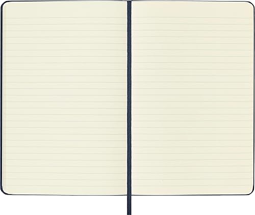 Miniatura 6 de Moleskine - Cuaderno, mediano, a rayas, tapa dura, azul zafiro