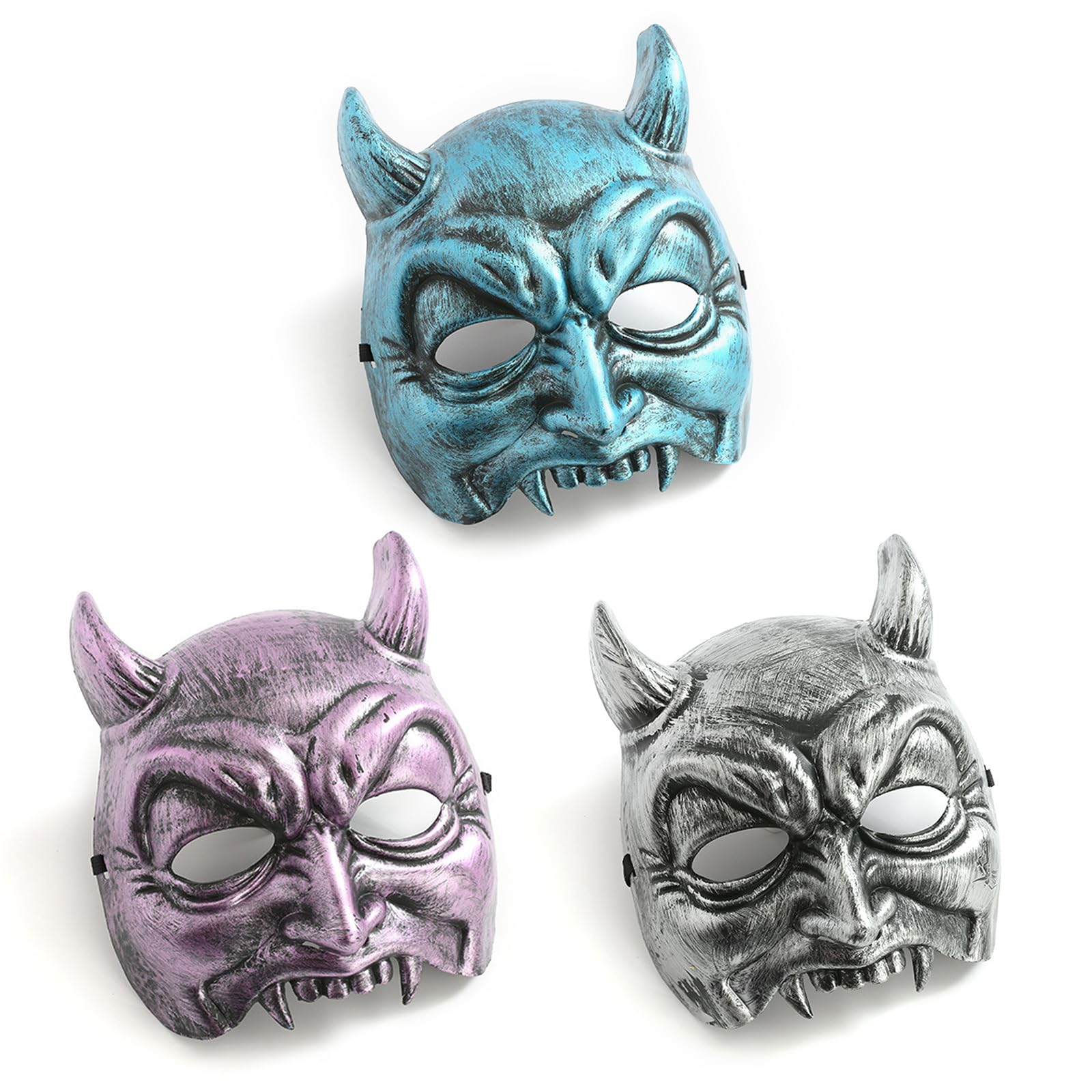 Amazon.co.jp: PINKLALA 大人用 絶妙な悪魔の形の怖いコスプレ 悪魔