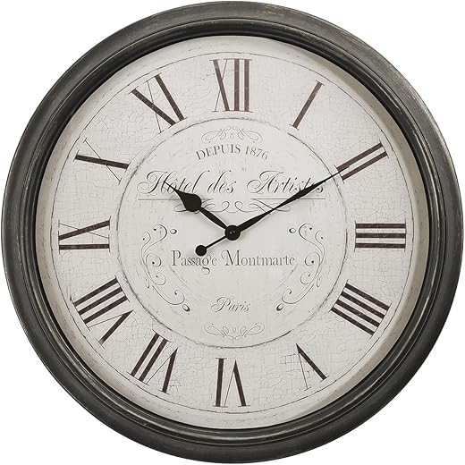 30 Transitional Brown Roman Wall Clock