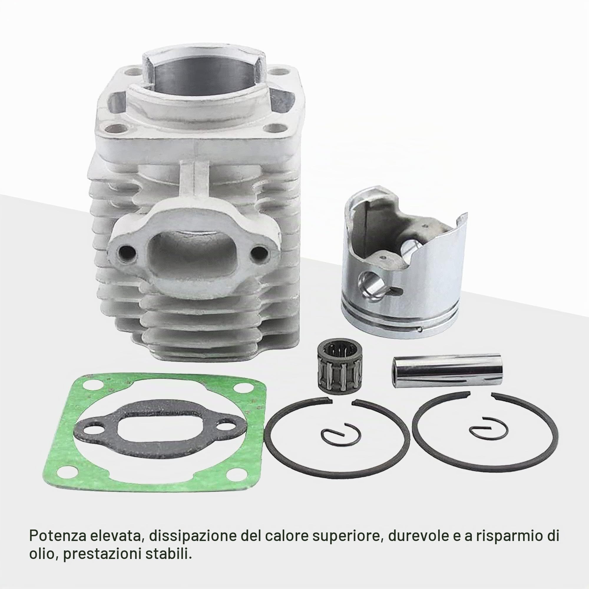 GOOFIT 40mm 40-6 Kit Anello pistone Testa Cilindro Sostituzione per 47cc 49cc 2 Stroke Engine Mini Dirt Bike ATV Quad Pocket Bike